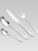 MR-1513G-24 Фраже 24пред. (ложки+вилки) золото Маестро