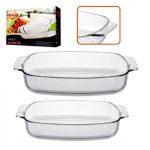 MS-0514 Дечка термоскло 2шт 2,9л;3,7л "Firex" овал STENSON