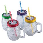 29729 Банка скло з трубочкою Матова 450мл