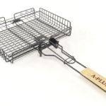 1838  А+ Барбекю (чорне,глиб.) з"ємна ручка 31,5*27,5 см