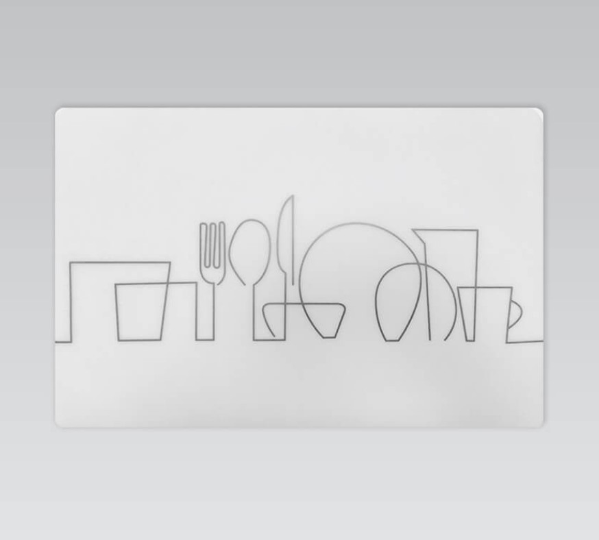 1902-1 MR-1902 Серветки сервіровочні 43.5х28.5см сірі(силікон)Maestro - Зображення 1