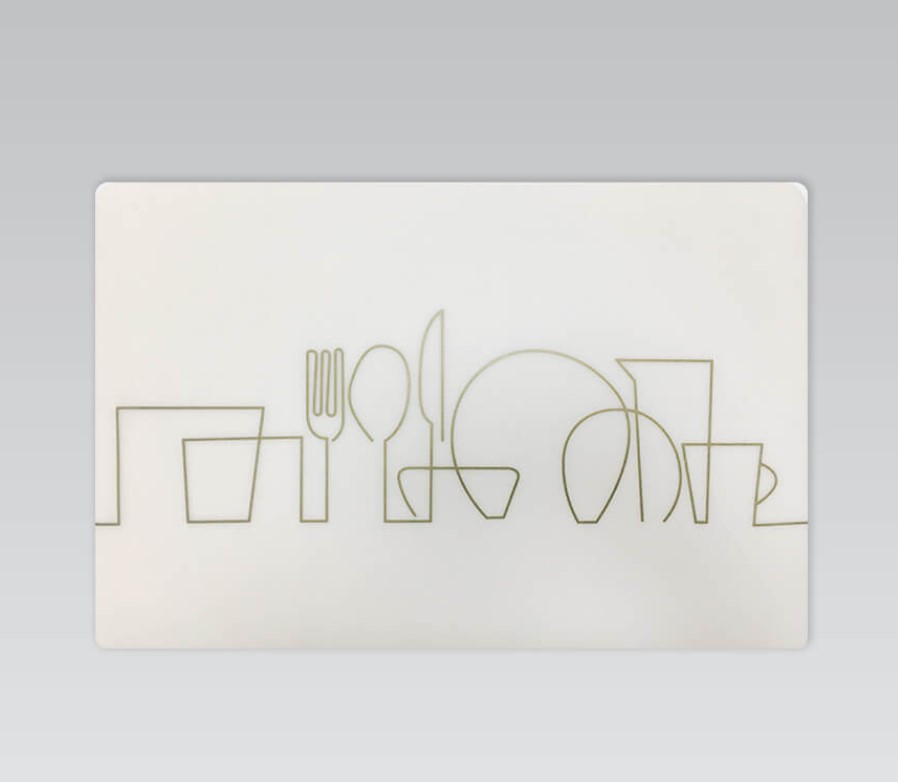 1902-2 MR-1902 Серветки сервіровочні 43.5х28.5см бєж(силікон)Maestro - Зображення 1