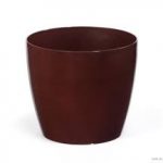 204+606 Горщик Магнолія з підставкою бордовий