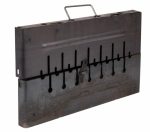 Мангал 2 мм на 8 шампурів (47,5*27*16 см) - Зображення 2