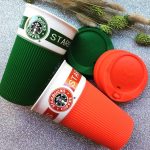 9703 Кружка керам. Старбукс з кришкою Interos