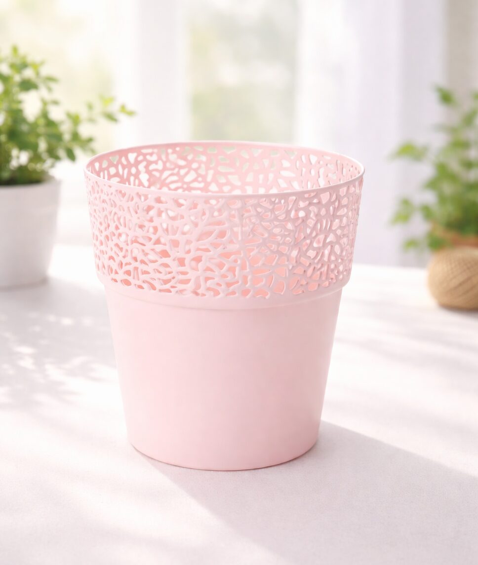 б3 656 Горщик РОССА 130 рожева пудра # - Зображення 1