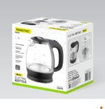 Електрочайник MR-063 Чорний скло 1.7л 2000ВТ Maestro - Зображення 3