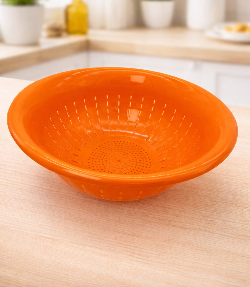 д3 123 Друшлаг 43-оранжевий 29см - Зображення 1