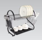 Сушка 2х ярусна MR-1025-53 BLACK (53х26,5х39см) Maestro