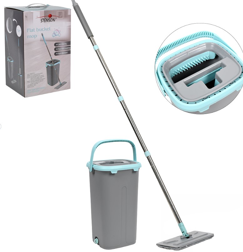 Знімок екрана 2025-12-17 114334 МН-2733F Швабра віджим з відром (2 змінні насадки) STENSON - Зображення 1