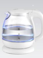 MR-055 White Ел.чайник скло 1л 1100ВТ Maestro