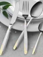 MR-1512G-24 Фраже 24 пр. (ложки+вилки золото)