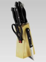 MR-1402 Набір ножів (8пр.пласт.руч точилка)