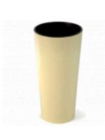 546 Горщик Лілія 300мм з вкладом 74-кремовий