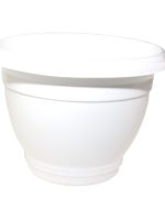 Горщик для квітів "Петунія" №1 d230 3,5л білий + Підвіска 475мм Консенсус