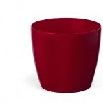 205+607  Горщик Магнолія з  підставкою  250-28 бордовий