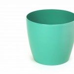 206+608  Горщик Магнолія з  підставкою  300 85-смарагдовий