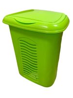 Корзина для білизни з кришкою 40л оріфлейм салатовий Консенсус