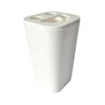 50475 Стакан для зубних щіток білий Sorento Польща