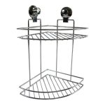 52004 Полиця в ванну хром 2-ярусна Польща