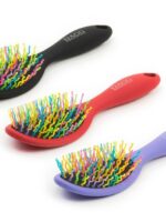 5036 Масажка кольорові хвилясті зубці DAGG