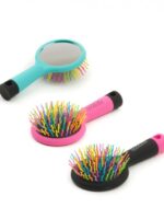 8813 MI Масажка кольорові зубці мала з дзеркалом DAGG