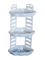 РОЗПРОДАЖ Полиця кутова у ванну Тюльпан біла ЕФ Пласт