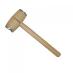 52867 Молоток дерево з мет. насадками