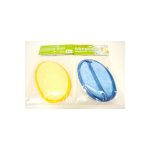 Мочалка овал кольорова х/б