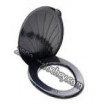 Сидіння для унітазу Ракушка метал.кріплення металік"ЕФ-ПЛАСТ"