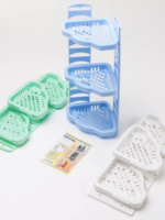 Полиця в ванну кутова Росса Біла ЕФ-Пласт