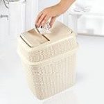 1022 Відро для сміття 5л UKSAN пудра #