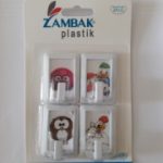 233 Крючок на липучці квадр. 4в1 UKSAN