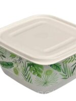 881 Миска квадратна з кришкою 1,9л (17,4х17,4х10см) UKSAN