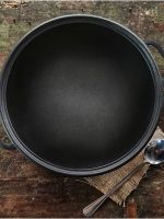 V12Wok Ук Казан чавунний узбецький ВОК 12л "S&T"