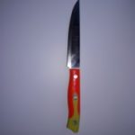 Ніж оранжево - жовта ручка №5