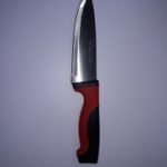 406 Ніж червоно-чорна ручка №6 15см