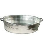 Таз оцинк. овал. 27л