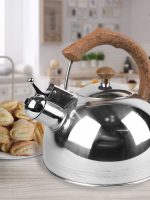 MR-1307 Чайник мет. дерев. ручка 2,2л Rainbow Maestro