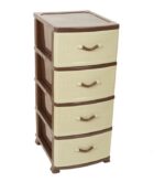 Комод 4-х ярусний коричневий ЕФ-ПЛАСТ - Зображення 2