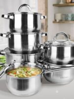 MR-2120-12 Набір каструль (ковшик) 12 предм.(1,5л;1,5л;2л;2л;3л;5л)  Maestro