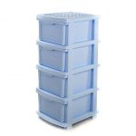 Комод 4-ярусний "Компакт Плюс" блакитний R plastic