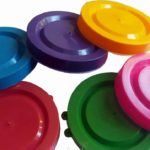 Кришка капронова кольорова 500шт/уп