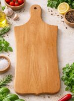 Доска дерево мала з ручками 15х32