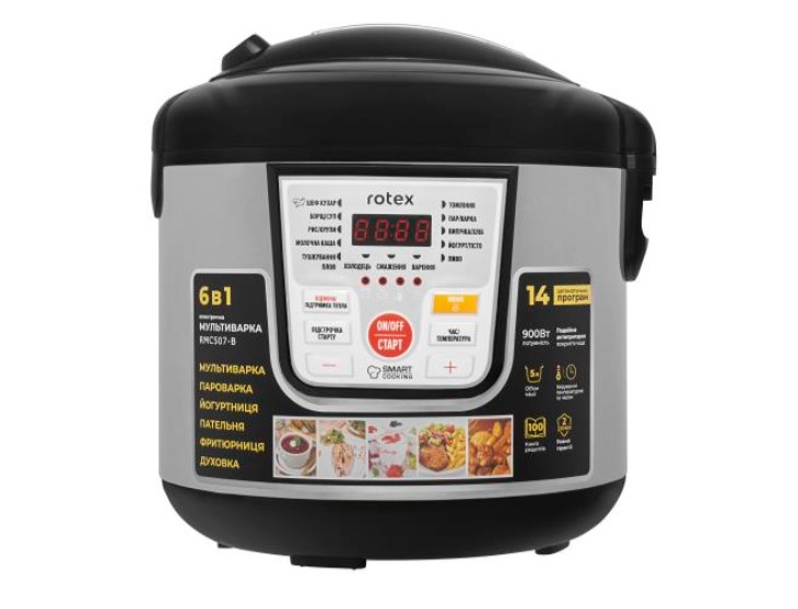 Знімок екрана 2025-12-18 164020 Мультиварка RMC 507-В 14пр.900W Rotex # - Зображення 1