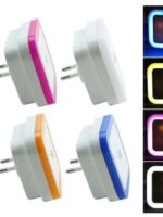 1090 Нічник "Квадрат"з датчиком світла 220Вт