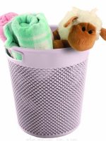 1085 Кошик овальний 12л Ажур пудра UKSAN