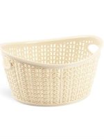 1166 Кошик овальний 1,5л крем (20х16х10,5см)  UKSAN