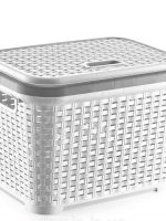 300 Кошик 20л Ротанг IRAK PLASTIK білий