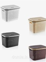 300 Кошик 20л Ротанг IRAK PLASTIK сірий